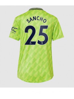 Manchester United Jadon Sancho #25 Ausweichtrikot für Frauen 2022-23 Kurzarm